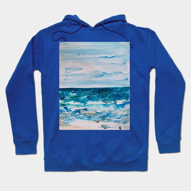 Cabo Mexico Watercolor #1 Hoodie by ANoelleJay